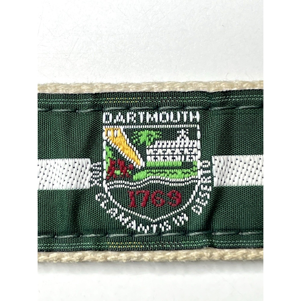 Preston Leather Dartmouth NH Leather Solid Brass Belt Buckle Size 44 Vintage - Picture 5 of 7